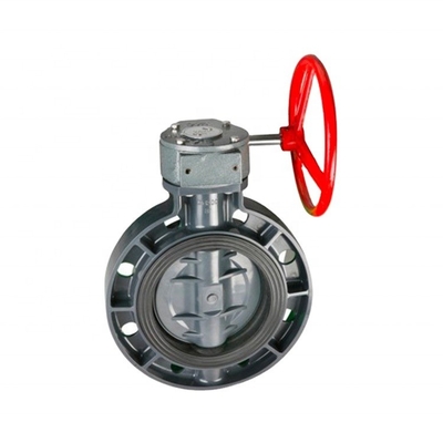 ABS Handle UPVC Wafer Type Butterfly Valve για OEM και βιομηχανικές εφαρμογές