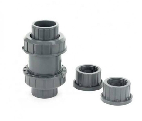 4&quot; PVC Non Return Swing Check Valve STANDARD Length και PP Ball για εφαρμογή αντλίας απορρόφησης
