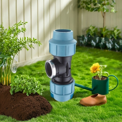 20-110MM PN16 Ισπανία Τύπος PP Συστοιχία Tee Drip Fitting Σφυρηλατημένη με σύνδεση φλάντζας