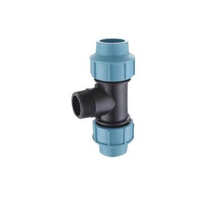 20-110MM PN16 Ισπανία Τύπος PP Συστοιχία Tee Drip Fitting Σφυρηλατημένη με σύνδεση φλάντζας