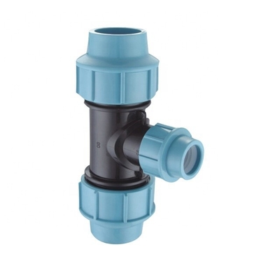 20-110MM PN16 Ισπανία Τύπος PP Συστοιχία Tee Drip Fitting Σφυρηλατημένη με σύνδεση φλάντζας