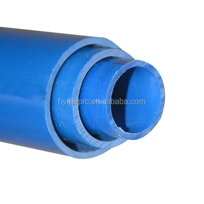 Σύνδεση κόλλας 2 ιντσών σωλήνα PVC για παροχή νερού σε μπλε στρογγυλό σχήμα