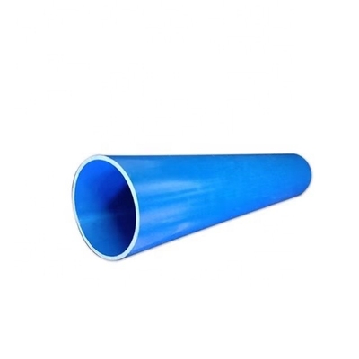 Σύνδεση κόλλας 2 ιντσών σωλήνα PVC για παροχή νερού σε μπλε στρογγυλό σχήμα