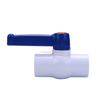 1.0MPA PVC Σφαιρική βαλβίδα 11/2 2 ιντσών ABS χειριστήρα άμεση πεταμένη βαλβίδα ANSI BS