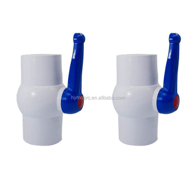 1.0MPA PVC Σφαιρική βαλβίδα 11/2 2 ιντσών ABS χειριστήρα άμεση πεταμένη βαλβίδα ANSI BS