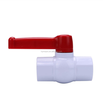1.0MPA PVC Σφαιρική βαλβίδα 11/2 2 ιντσών ABS χειριστήρα άμεση πεταμένη βαλβίδα ANSI BS