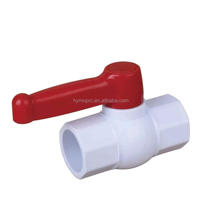 1.0MPA PVC Σφαιρική βαλβίδα 11/2 2 ιντσών ABS χειριστήρα άμεση πεταμένη βαλβίδα ANSI BS