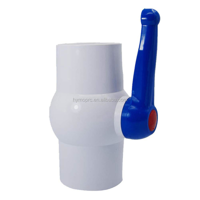2 ιντσών ANSI πλαστική PVC βαλβίδα σφαίρας Socket's Control Valve OEM ανταγωνιστική λίστα τιμών