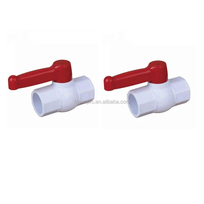 1.0MPA PVC Σφαιρική βαλβίδα 11/2 2 ιντσών ABS χειριστήρα άμεση πεταμένη βαλβίδα ANSI BS