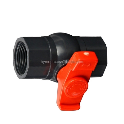 3 ιντσών βαλβίδα μπάλας PVC με λαβή σκάφους ASTM DIN Standard White Grey OEM Ναι Εγγύηση
