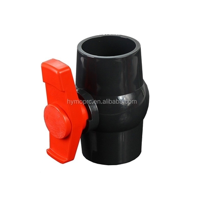 3 ιντσών βαλβίδα μπάλας PVC με λαβή σκάφους ASTM DIN Standard White Grey OEM Ναι Εγγύηση