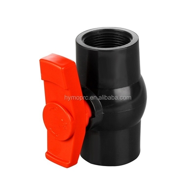 3 ιντσών βαλβίδα μπάλας PVC με λαβή σκάφους ASTM DIN Standard White Grey OEM Ναι Εγγύηση
