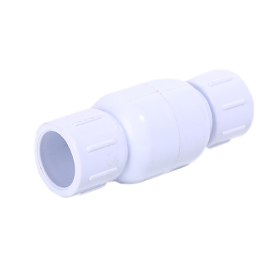 4&quot; PVC Non Return Swing Check Valve STANDARD Length και PP Ball για εφαρμογή αντλίας απορρόφησης