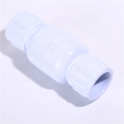 4&quot; PVC Non Return Swing Check Valve STANDARD Length και PP Ball για εφαρμογή αντλίας απορρόφησης