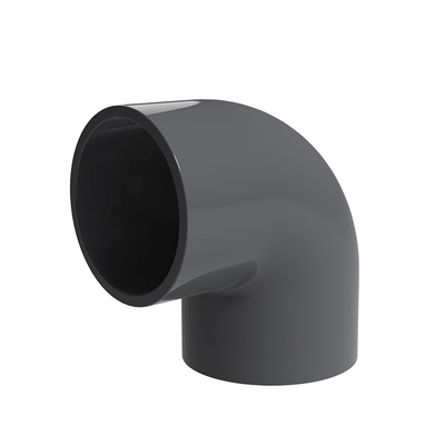 Λευκό OEM Δωρεάν δείγματα πλαστικό UPVC PVC σωλήνα τοποθέτηση αγκώνα για υδραυλικά εξαρτήματα