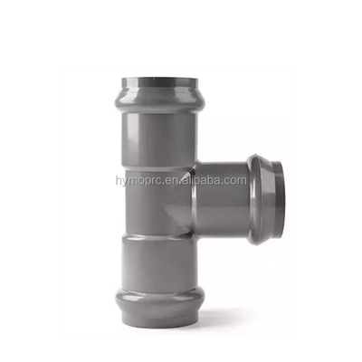 Εγκατασκευές σωλήνων και συνδέσμους PVC OEM που κατασκευάζονται σύμφωνα με το πρότυπο DIN με ελαστικό αρθρό