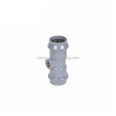 20mm-400mm UPVC Fittings Κατασκευή με ελαστικό σύνδεσμο σύμφωνα με το πρότυπο ASTM/DIN/ASNZ/JIS