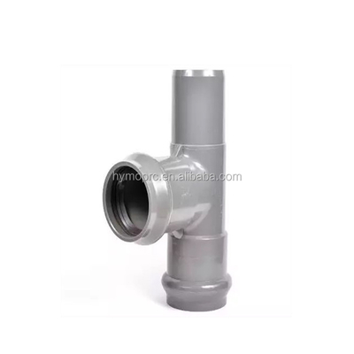 Εγκατασκευές σωλήνων και συνδέσμους PVC OEM που κατασκευάζονται σύμφωνα με το πρότυπο DIN με ελαστικό αρθρό