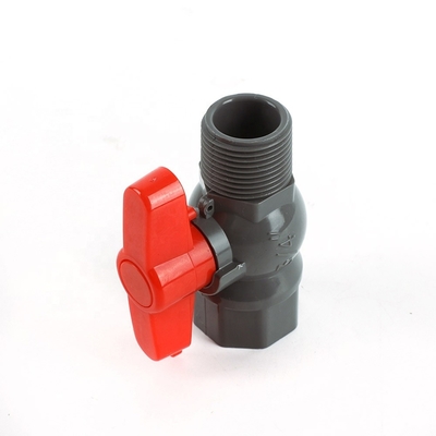 Πλαστική βαλβίδα μπάλας PVC/UPVC OEM για βαλβίδες μπάλας Κατηγορία STANDARD μήκος κατασκευασμένη
