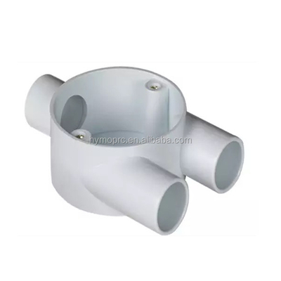 25mm Λευκό PVC αγωγός και εξαρτήματα DIN Standard ηλεκτρικό πλαστικό σωλήνα 1/2 &quot;-12&quot; μέγεθος