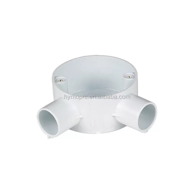 25mm Λευκό PVC αγωγός και εξαρτήματα DIN Standard ηλεκτρικό πλαστικό σωλήνα 1/2 &quot;-12&quot; μέγεθος