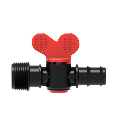 16mm 20mm PP Mini Irrigation Valve σε λευκό γκρι για κατασκευή συστημάτων σταγονόνευσης