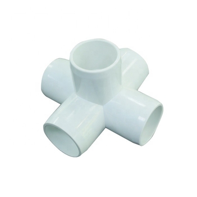 Διάμετρος STANDARD Λευκό χρώμα 40 PVC 5 Way Elbow Fittings ASTM D1785 Standard