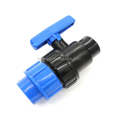 32mm Μπλε Χρώμα PP Συσσωρευτικά και βαλβίδες για άρδευση Λευκό γκρι Χρώμα