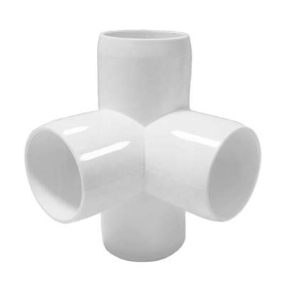 Εφοδιασμός σωλήνα σύνδεσης αγκώνα 4 οδών ASTM PVC για σωλήνες PVC SCH40 1/2&quot;-12&quot; πάχος
