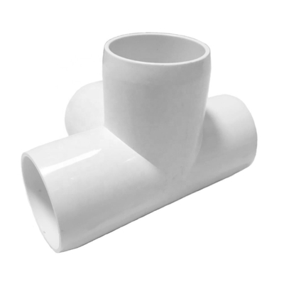 Πυροσβεστική PVC λευκό χρώμα ASTM D1785 Πρότυπο 3 Way Elbow Pipe Fitting για OEM