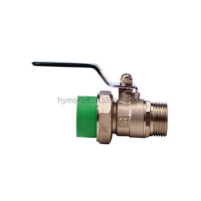 32 mm PPR Union Ball Valve Κατασκευασμένη από PPR Valve και Standard ASTM/DIN/ASNZ/JIS OEM