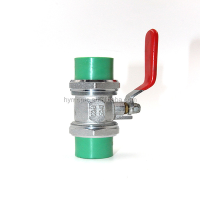 32 mm PPR Union Ball Valve Κατασκευασμένη από PPR Valve και Standard ASTM/DIN/ASNZ/JIS OEM
