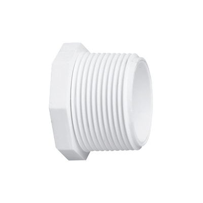 Λευκό ASTM D1785 τυποποιημένο σωλήνα PVC με στρογγυλή κεφαλή και ανθεκτικό στη διάβρωση
