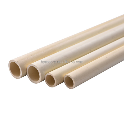 OEM ODM PVC CPVC σωλήνες 1 ίντσες διάμετρος για την παροχή νερού κρέμα χρώμα δωρεάν δείγματα