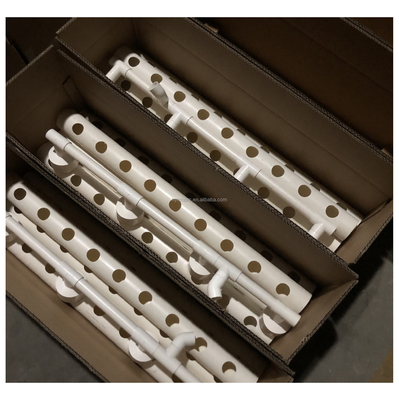 1/2&quot;-12&quot; Διαμέτρου Λευκό χρώμα 90mm 110mm PVC σωλήνα για υδροπονική φυτό Lettuce