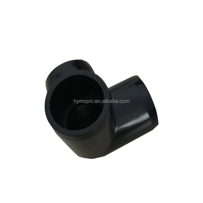 Μαύρο PVC 3-Way Αγκώνα για 1/2&quot; έως 1&quot; σωλήνες εξατομικεύσιμες OEM ODM