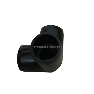 Μαύρο PVC 3-Way Αγκώνα για 1/2&quot; έως 1&quot; σωλήνες εξατομικεύσιμες OEM ODM
