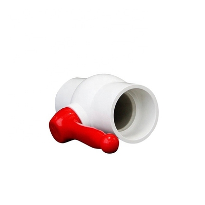 OEM ODM 3/2 Σύνδεση πρίζας βαλβίδας μπάλας PVC για υδατικά μέσα Γενική εφαρμογή