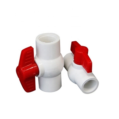 OEM ODM 3/2 Σύνδεση πρίζας βαλβίδας μπάλας PVC για υδατικά μέσα Γενική εφαρμογή