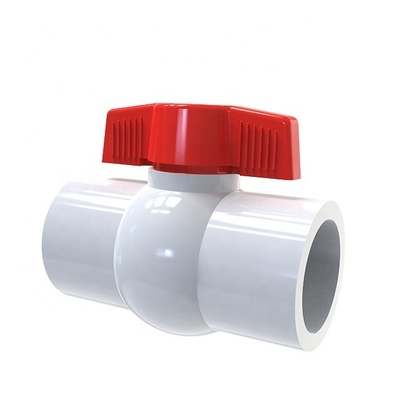 OEM ODM 3/2 Σύνδεση πρίζας βαλβίδας μπάλας PVC για υδατικά μέσα Γενική εφαρμογή