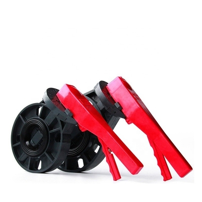 OEM UPVC βαλβίδα πεταλούδας DN 150 διπλής φλεγκής υδραυλική ισχύς για γενικές εφαρμογές