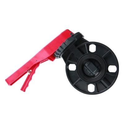OEM UPVC βαλβίδα πεταλούδας DN 150 διπλής φλεγκής υδραυλική ισχύς για γενικές εφαρμογές
