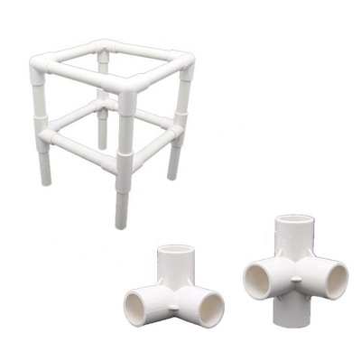 DIY Παιδιά Εργατεχνία Κλουβί πουλιών Υδροδότηση UPVC Εφοδιασμοί Δυνατός σωλήνας Εφοδιασμός Ονόματα και εξαρτήματα