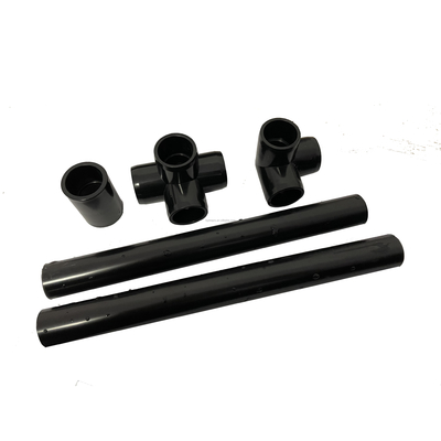 Συσκευές σύνδεσης σωλήνων PVC για υδραυλικά ASTM Sch40 Προσαρμόστε το Μαύρο χρώμα 1/2 &quot;Κόνο