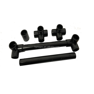 Συσκευές έπιπλα PVC 2 Way 3 Way συνδετήρες γωνίας για πλαστικούς σωλήνες