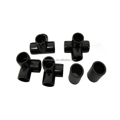 Συσκευές σύνδεσης σωλήνων PVC για υδραυλικά ASTM Sch40 Προσαρμόστε το Μαύρο χρώμα 1/2 &quot;Κόνο