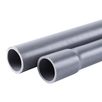 Μέγεθος 10ft Προγραμματισμός 40 Standard Grey PVC Διοχέτευση σωλήνα σύρματος Ηλεκτρικό καμπανάκι Τέλος 1&quot; PVC