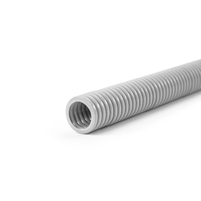25 mm ευέλικτος κυματοειδής αγωγός PVC σε γκρι για τυποποιημένες ηλεκτρικές εφαρμογές
