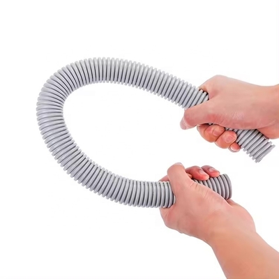 25 mm ευέλικτος κυματοειδής αγωγός PVC σε γκρι για τυποποιημένες ηλεκτρικές εφαρμογές