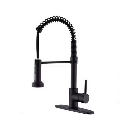 Κλασική βρύση κουζίνας από ανοξείδωτο χάλυβα με κεραμικό πυρήνα βαλβίδας και φως LED